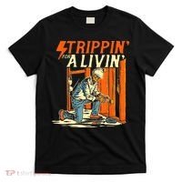 Stripping For A Living Electrician Work Electrical Worker T-Shirt thumb 0