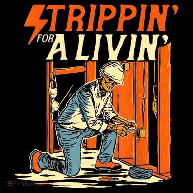 Stripping For A Living Electrician Work Electrical Worker 16oz Travel Tumbler