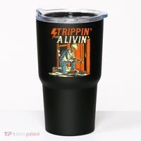 Stripping For A Living Electrician Work Electrical Worker Tumbler thumb 0
