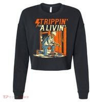 Stripping For A Living Electrician Work Electrical Worker Cropped Pullover Crew thumb 0