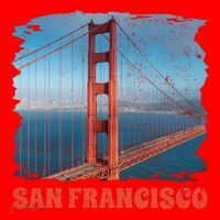San Francisco Bridge Santa Hat thumb 1