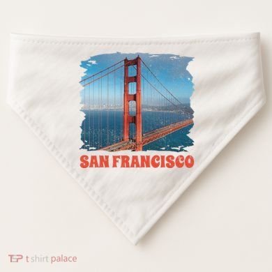 San Francisco Bridge USA-Made Doggie Bandana