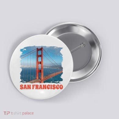 San Francisco Bridge Button