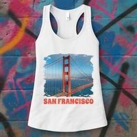 San Francisco Bridge Women's Tank Top thumb 3