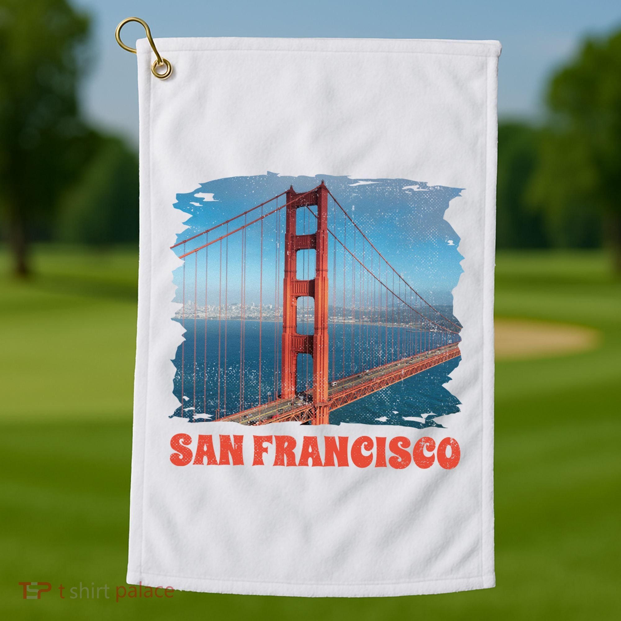 San Francisco Bridge Golf Towel
