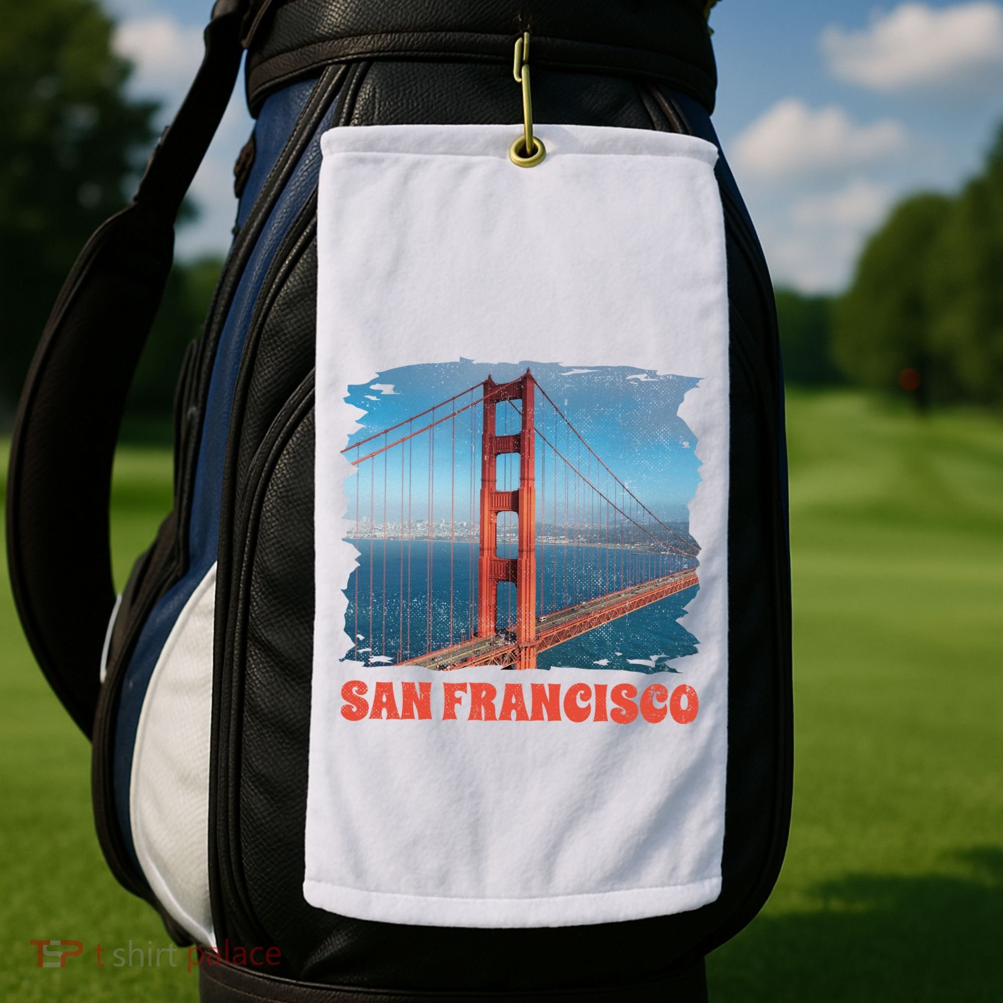 San Francisco Bridge Golf Towel