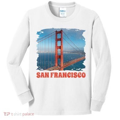 San Francisco Bridge Kids Long Sleeve Shirt