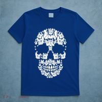 Skull French Bulldog Skeleton Halloween Costume Scary Gift T-Shirt thumb 5