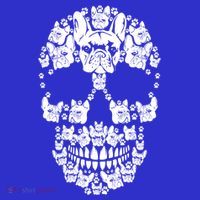 Skull French Bulldog Skeleton Halloween Costume Scary Gift Baby Bodysuit thumb 2