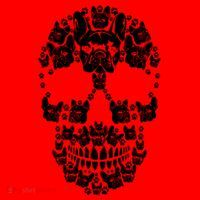 Skull French Bulldog Skeleton Halloween Costume Scary Gift Santa Hat thumb 1