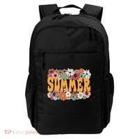 Summer Flowers Beautiful Summer Floral Retro Backpack thumb 0