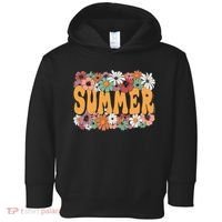Summer Flowers Beautiful Summer Floral Retro Toddler Hoodie thumb 0