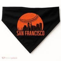 San Francisco Baseball Fan USA-Made Doggie Bandana thumb 0
