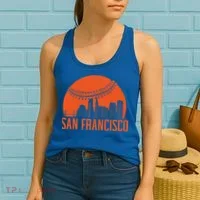 San Francisco Baseball Fan Women's Tank Top thumb 2