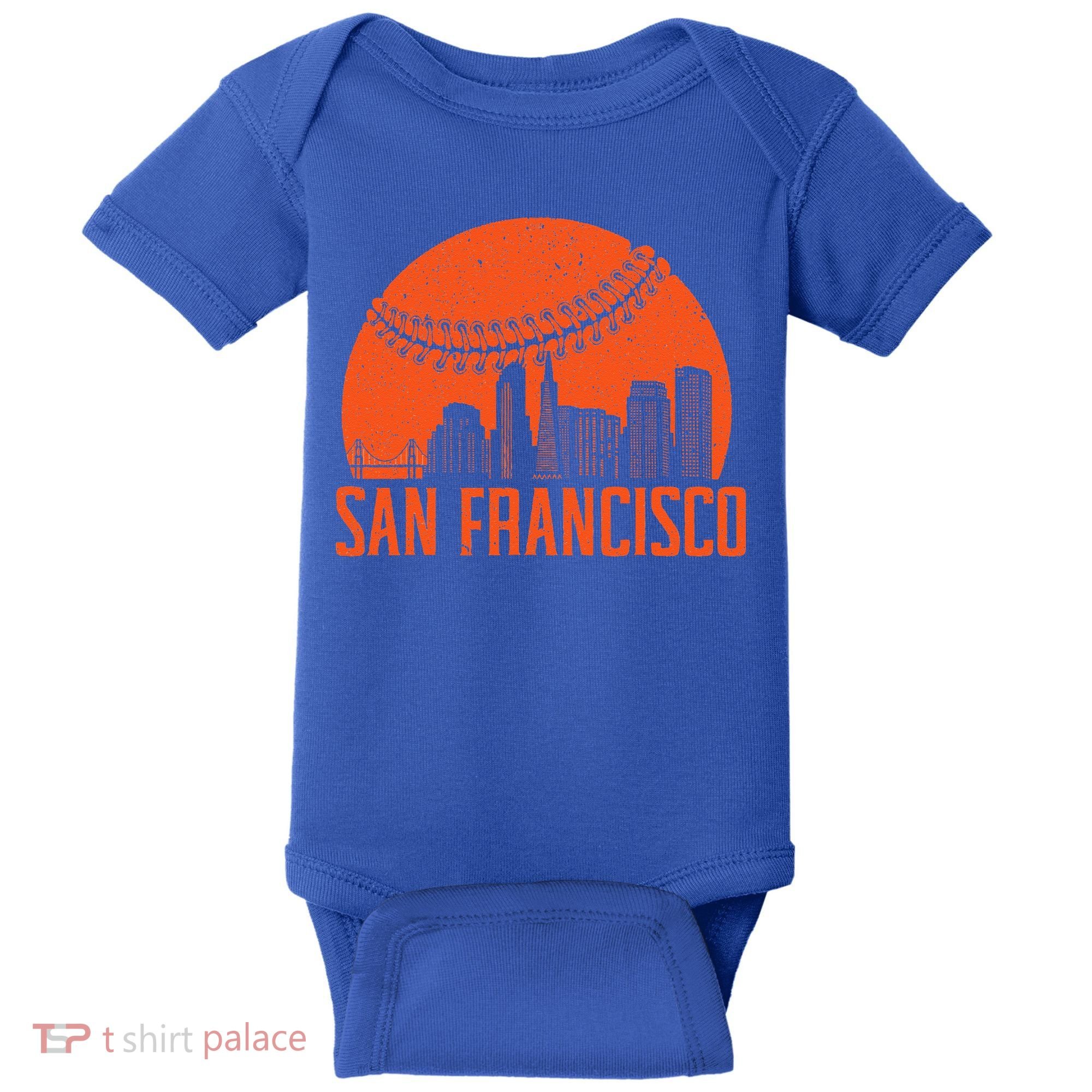 San Francisco Baseball Fan Baby Bodysuit