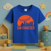 San Francisco Baseball Fan Toddler T-Shirt thumb 3