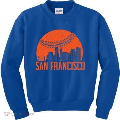 San Francisco Baseball Fan Kids Sweatshirt
