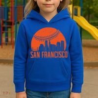 San Francisco Baseball Fan Kids Hoodie thumb 3