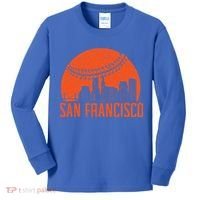 San Francisco Baseball Fan Kids Long Sleeve Shirt thumb 0