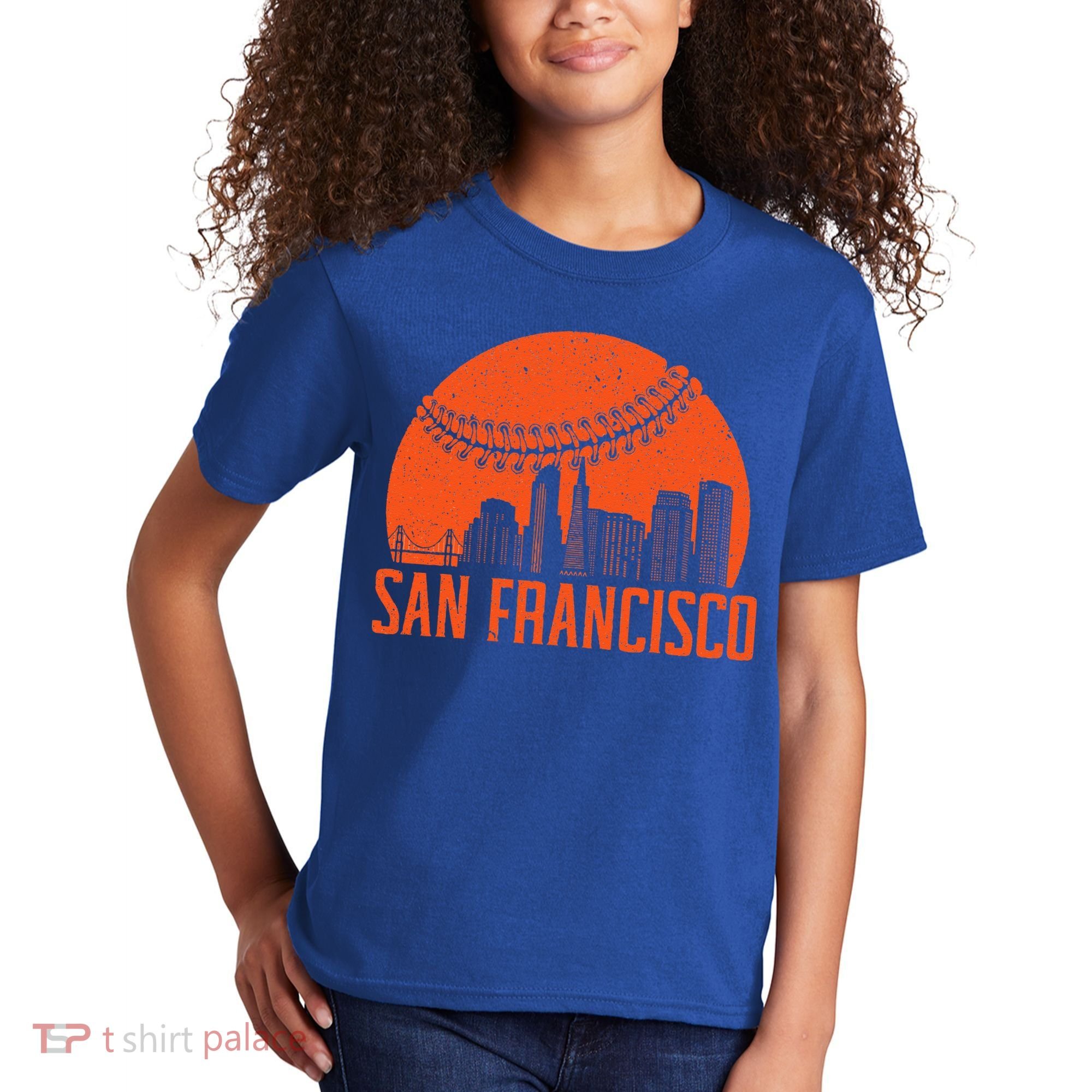 San Francisco Baseball Fan Kids T-Shirt