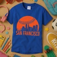 San Francisco Baseball Fan Kids T-Shirt thumb 3