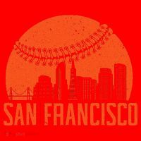 San Francisco Baseball Fan Santa Hat thumb 1