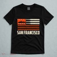San Francisco Baseball Flag Patriotic Vintage T-Shirt thumb 5