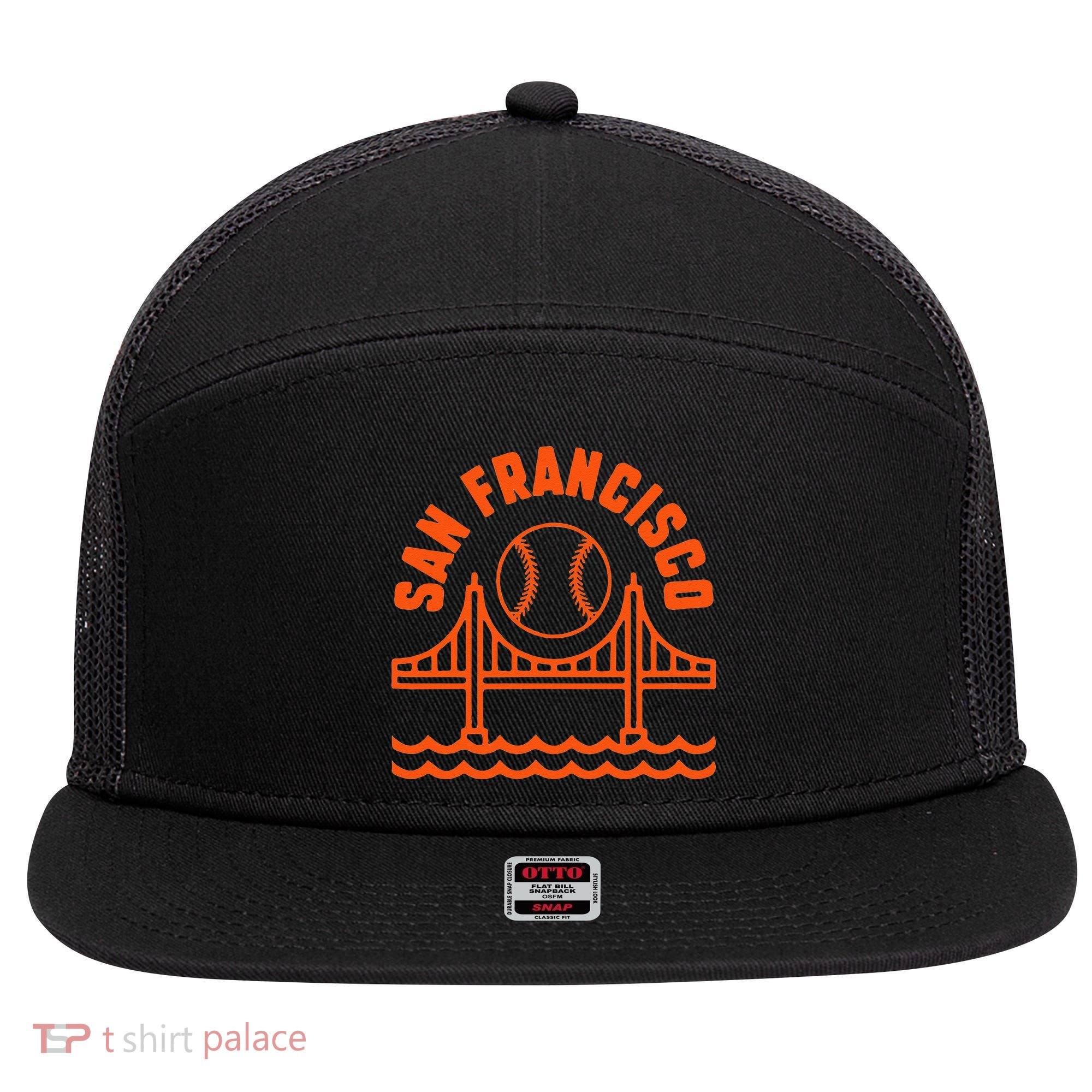 San Francisco Baseball SF California 7 Panel Mesh Trucker Snapback Hat