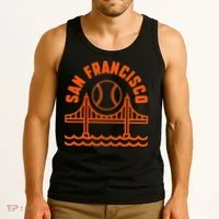 San Francisco Baseball SF California Tank Top thumb 3