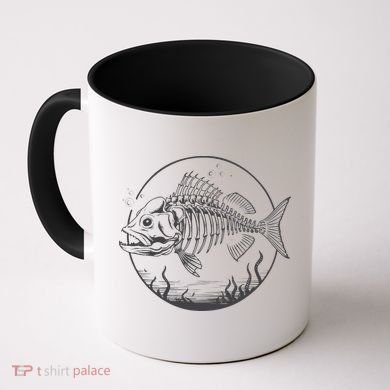 Skeleton Fish Bone Collectors Coffee Mug