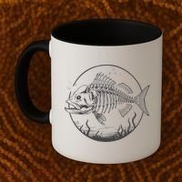 Skeleton Fish Bone Collectors Coffee Mug thumb 2