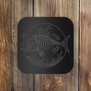 Skeleton Fish Bone Collectors Coaster