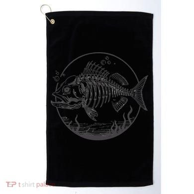 Skeleton Fish Bone Collectors Golf Towel