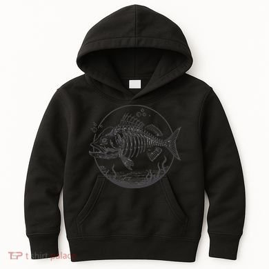 Skeleton Fish Bone Collectors Kids Hoodie