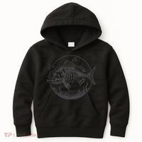 Skeleton Fish Bone Collectors Kids Hoodie thumb 0