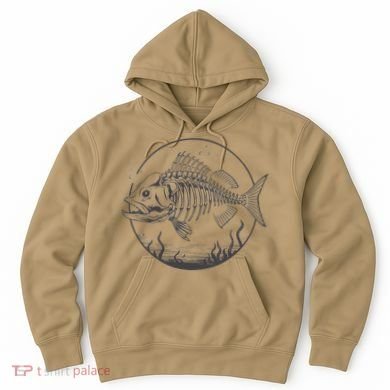 Skeleton Fish Bone Collectors Hoodie