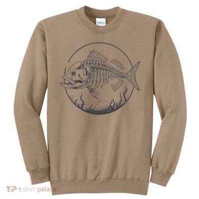 Skeleton Fish Bone Collectors Sweatshirt