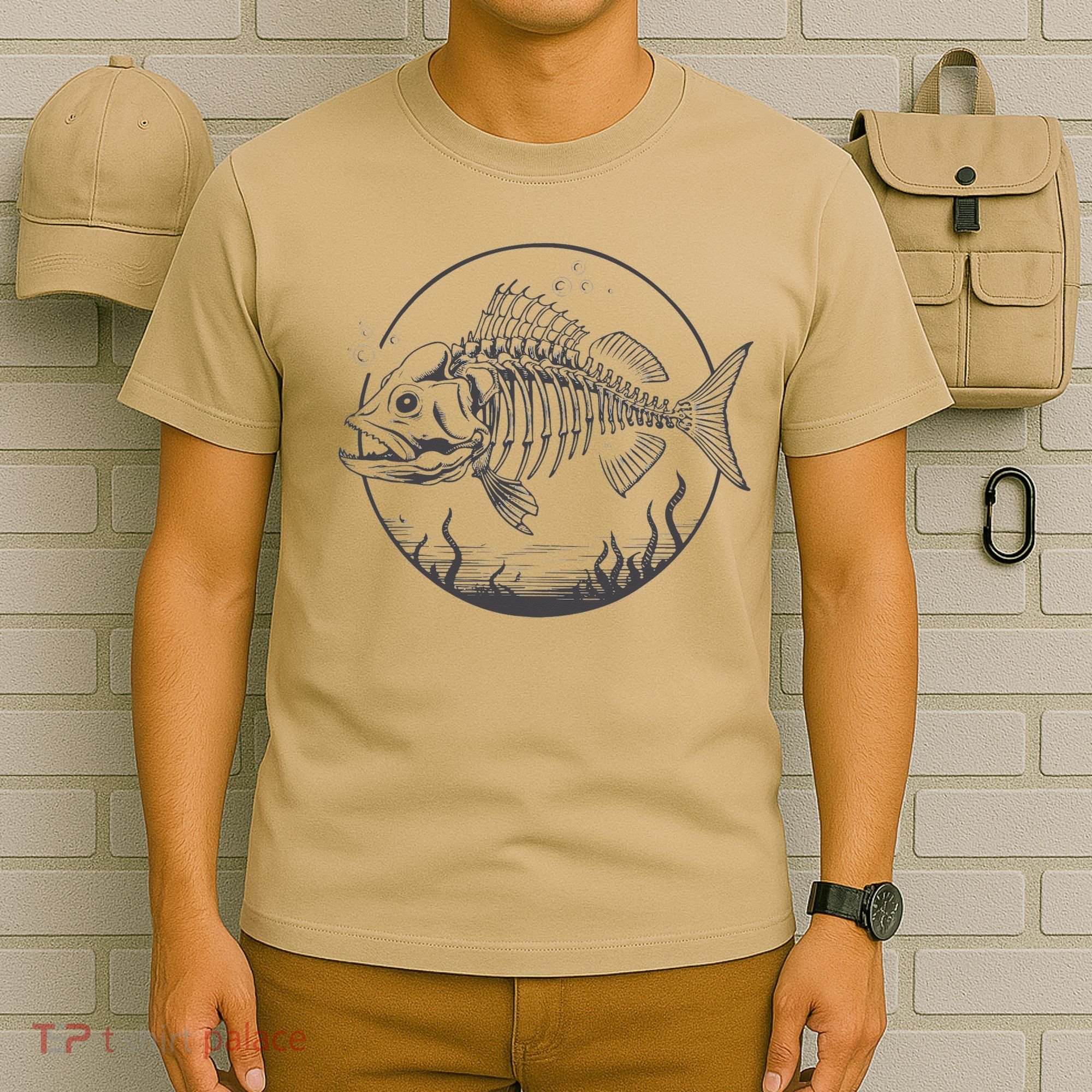 Skeleton Fish Bone Collectors T-Shirt