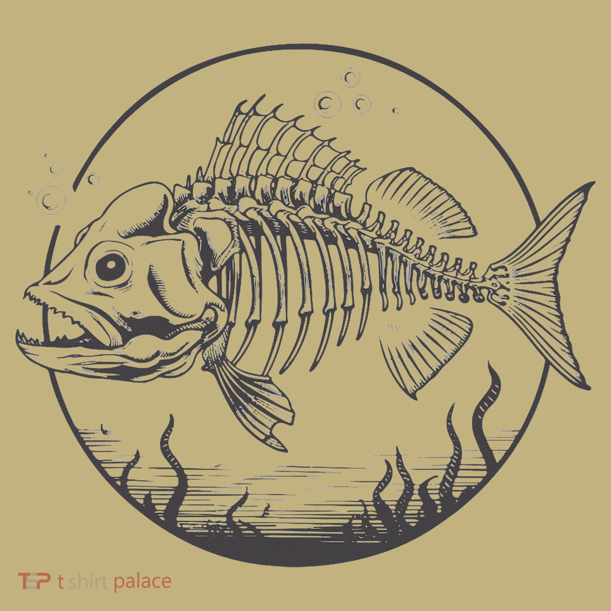 Skeleton Fish Bone Collectors T-Shirt