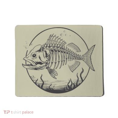 Skeleton Fish Bone Collectors Mousepad