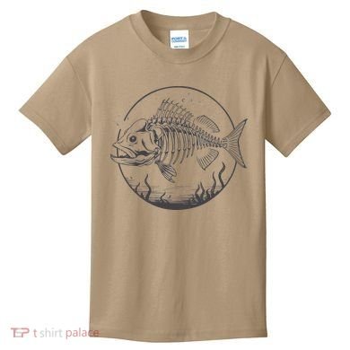 Skeleton Fish Bone Collectors Kids T-Shirt