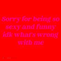 Sorry For Being So Sexy Funny Quote Santa Hat thumb 1