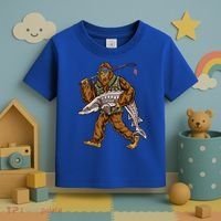 Sturgeon Fishing Bigfoot Fisher Gift Toddler T-Shirt thumb 3