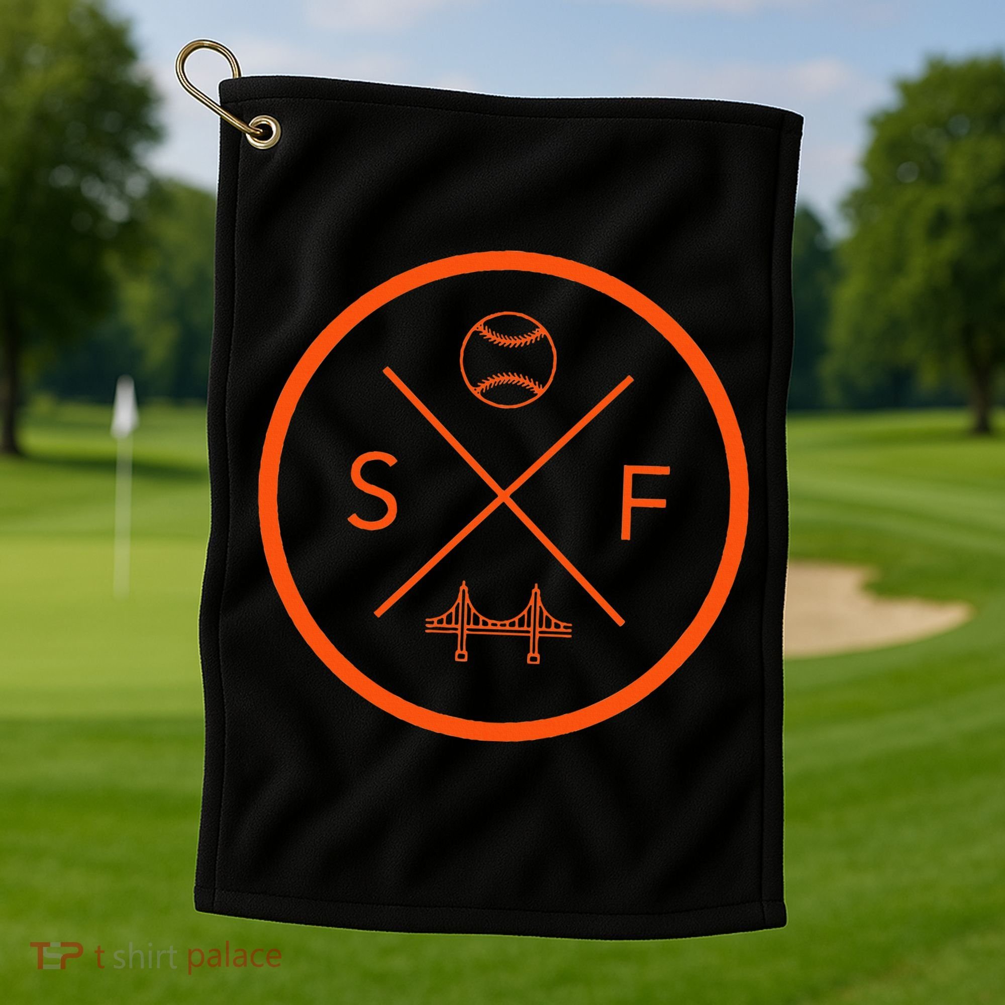 San Francisco Baseball Sf California Golf Towel