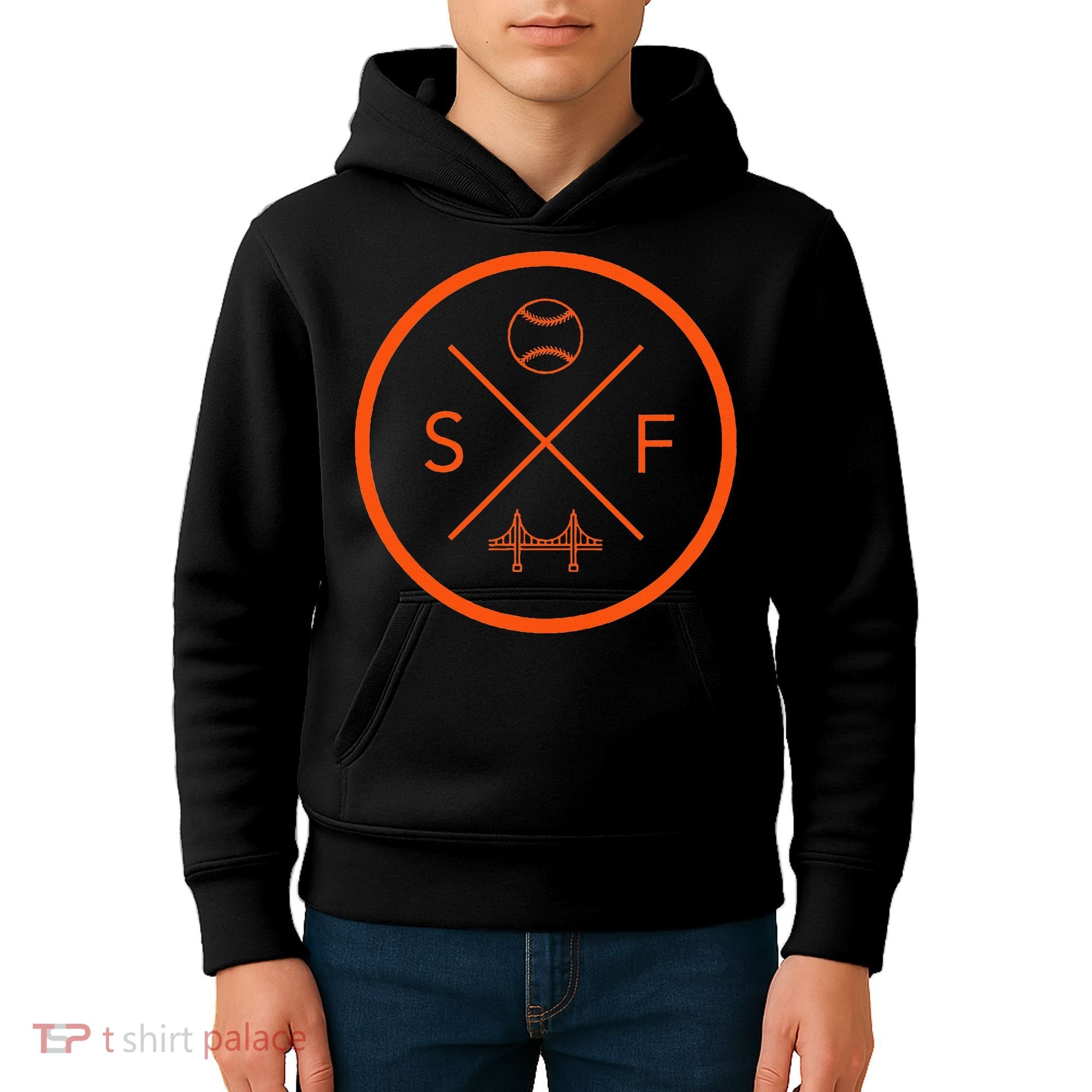San Francisco Baseball Sf California Kids Hoodie
