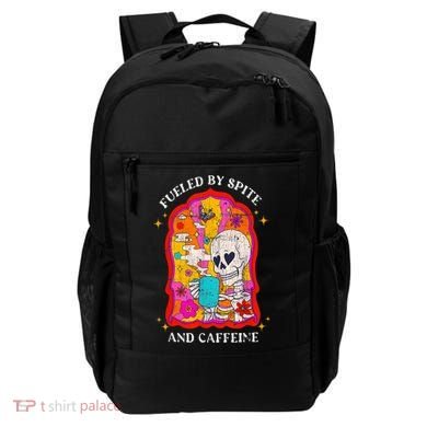 Skeleton Fueled By Spite And Caffeine Backpack