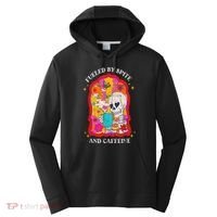 Skeleton Fueled By Spite And Caffeine Performance Fleece Hoodie thumb 0
