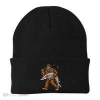 Sturgeon Fishing Bigfoot Fisher Gift Beanie thumb 0