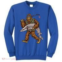 Sturgeon Fishing Bigfoot Fisher Gift Sweatshirt thumb 0