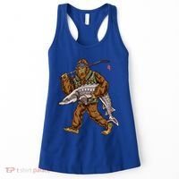 Sturgeon Fishing Bigfoot Fisher Gift Women's Tank Top thumb 0